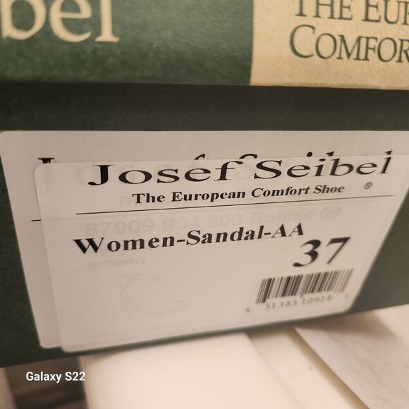 JOSEF SEIBEL Bonnie 09 Leather Peep-Toe Bootie Sandals. NIB. EU 37/US 6-6.5 - Picture 9 of 11